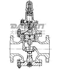 先导活塞式减压阀结构图