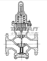 直接作用波纹管式减压阀结构图