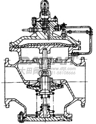 先导薄膜式减压阀结构图