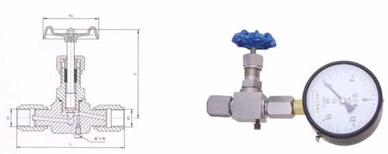 JJM8压力表截止阀 JJM8结构形式